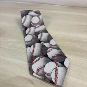 Museo Hand Made Baseball Silk Tie